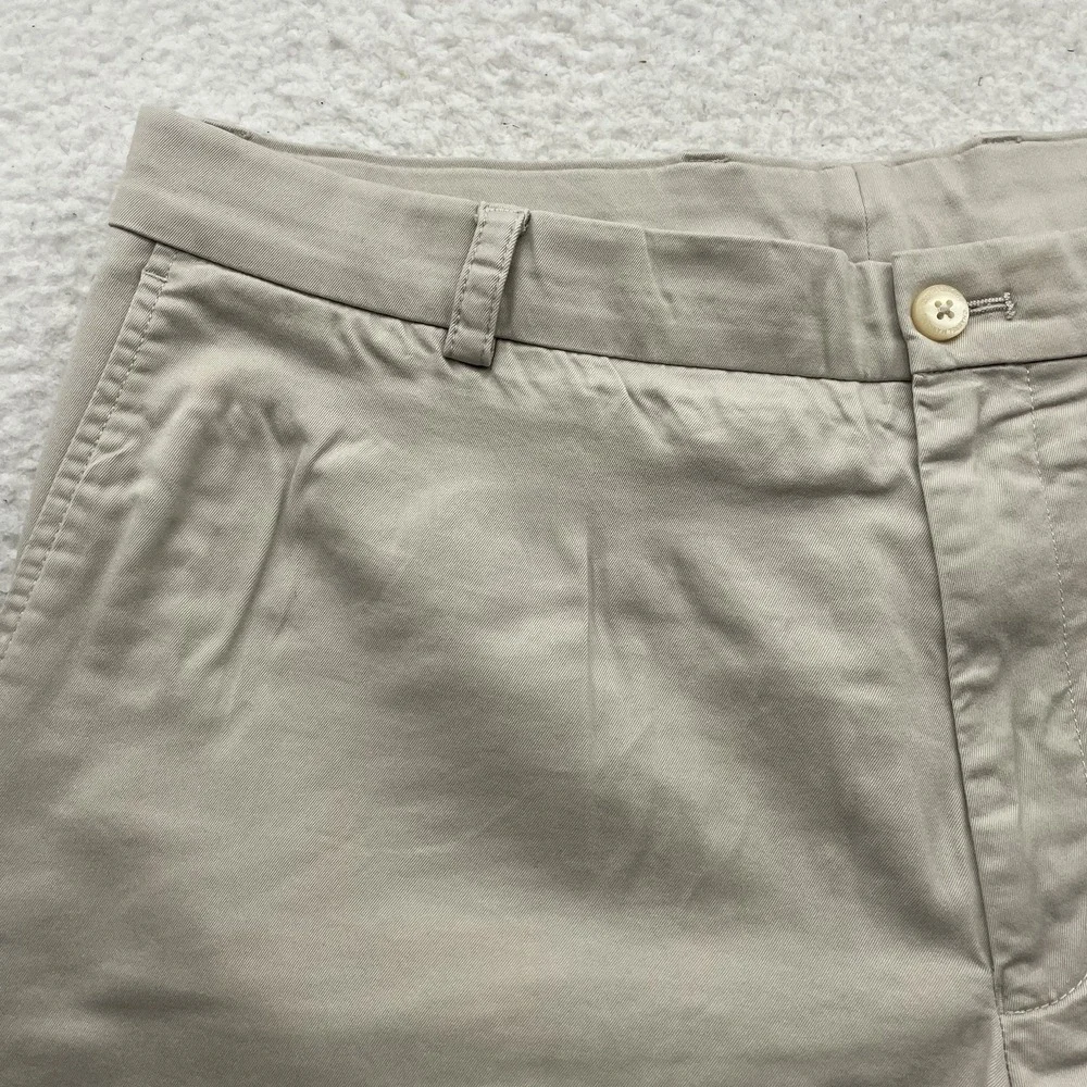 Southern Tides Pants Mens 35x30 (Tag 34) Khaki Intercoastal Water Way Cuffem Hem